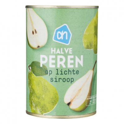 Huismerk Peren half op siroop